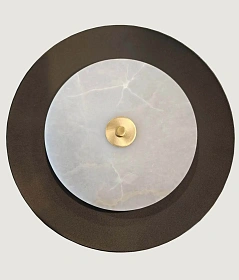 Бра Coss Alabaster 40 см черный металл