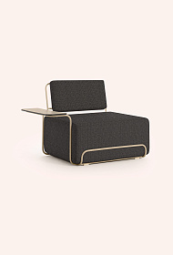 Уличное модульное кресло Lilly со столиком