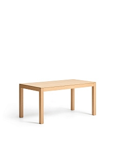 Раздвижной стол Narevi из дубового шпона с натуральной отделкой, 170 (230) x 80 см