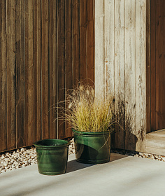 Presili Набор из 2 керамических горшков для цветов