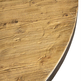 Стол Sonsu черный ваби-саби Ø150