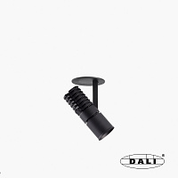 Uno черный/черный встраиваемый прожектор 8W 24° 2700K CRI90 DALI