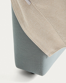 Изголовье Blok цвета экрю со съемным чехлом для кровати шириной до 160 см