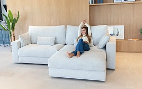 Модульный диван Hector V1 + 4 + V2 + Пуф K