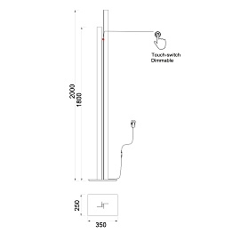 9203 Напольный светильник MANHATTAN