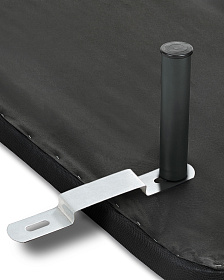 Основание для кровати Under 180x200 (2 u. 90x200) ткань 3D серый