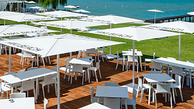 Уличный квадратный стол Stack