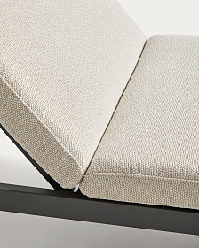 Шезлонг Kionia из алюминия цвета графит