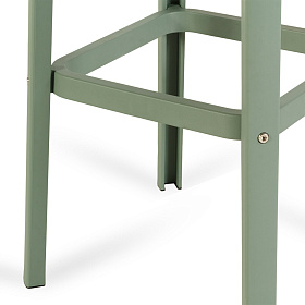 Уличный табурет Gery зеленого цвета