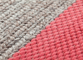 Подушка Mangas Space Plait коралловая