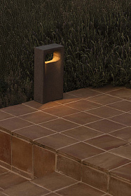 GLINT 400 Уличный маяк цементно-серый LED 6W 2700K