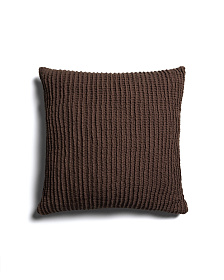 Чехол для подушки Solly из 100% хлопка, вафельный, коричневый, 50 x 50 см