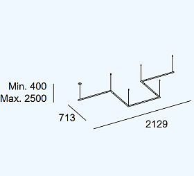 Подвес Tubs Modular Pendant Configuration Lineal x 5 00-A063-05-M1