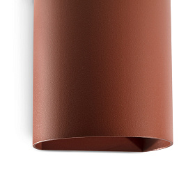 SOLE Терракотовый круглый настенный светильник