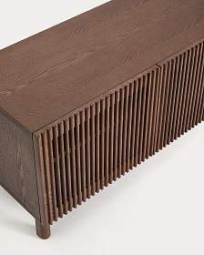 Тумба для обуви Beyla из ясеня с отделкой под орех