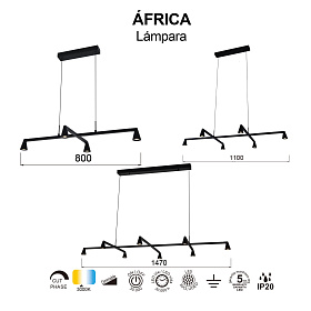 9410 Люстра подвесная MANTRA AFRICA