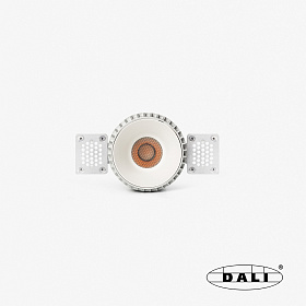 Tulipa Белый встраиваемый даунлайт без рамки 7W 24° 4000K CRI90 DALI