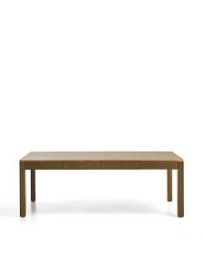 Стол Arelida из дуба со светло-коричневой отделкой, 220 x 100 см