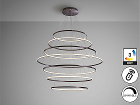 Odessa Люстра 7 арок D150 бронзовый