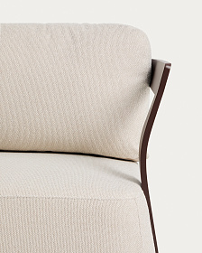 Уличное кресло Tamaris из алюминия коричневого цвета