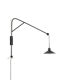 Бра Eleazar окрашенное в черный цвет