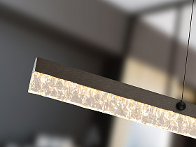 IXIAS Подвесной светильник темно-серый, прозрачный