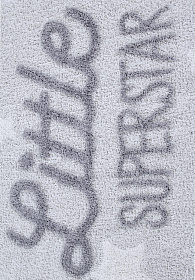 Ковер с надписью Little Superstar 120D