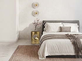 Hole Приставной столик золотой