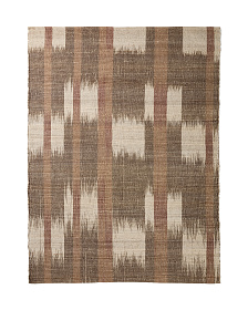Джутовый ковер Domira с разноцветным узором икат, 200 x 300 см