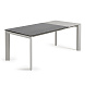 Стол Atta140 (200) x90 серый керамика