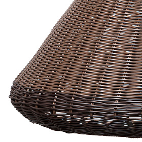 Уличный светильник с шипом Saigon серый/коричневый