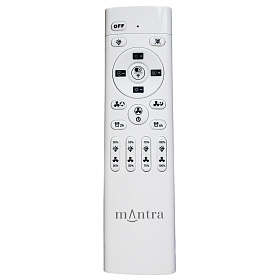 Люстра потолочная-вентилятор MANTRA NEPAL 7802 белый + черный