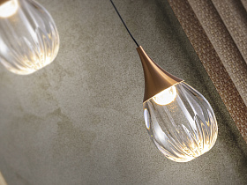 Corina Подвесной светильник 1L черно-медный