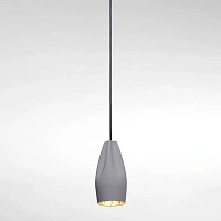 Подвесной светильник Pleat Box 13 LED серо-золотой