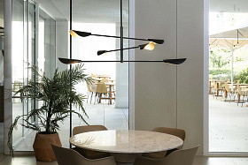 Люстра LIGGERA черная 6XG9