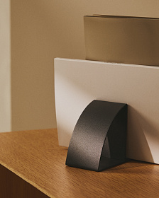 Подставка для книг Mistra черного цвета из железа