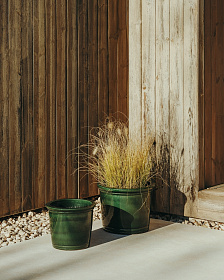 Presili Набор из 2 керамических горшков для цветов