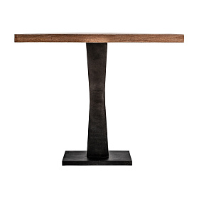 Барный стол BUGLE черный/натуральный