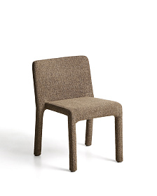 Стул Loria в тканевой обивке цвета шоколад