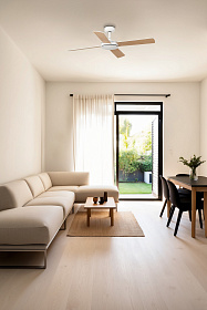 Потолочный вентилятор MALLORCA DC Ш1320MM белый 4P белый клен TUYA