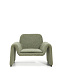 Кресло Melvia из зеленого шенилла