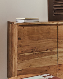 Сервант Uxue из массива акации с беленой отделкой 150 x 88