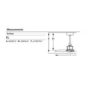 Потолочный вентилятор Just Fan XL Ø1780 черный