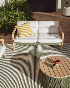 Ковер Ardelia бежево-зеленый из синтетического волокна 160 x 230см