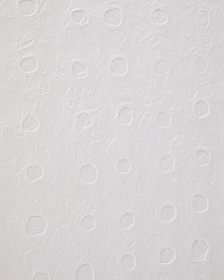 Olvin Абстрактная картина на белой переработанной бумаге с рельефным рисунком 103.6 x 123.6 cm