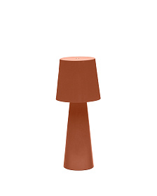 Arenys Большая переносная настольная лампа в терракотовом цвете