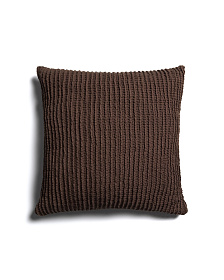Чехол для подушки Solly из 100% хлопка, вафельный, коричневый, 50 x 50 см