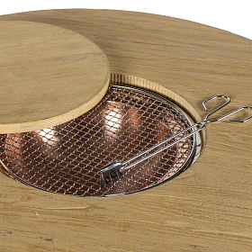 Круглый стол с грилем Mariela