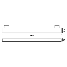 VIA EVO Трек 850 20W 4000K черный CASAMBI PRISM.