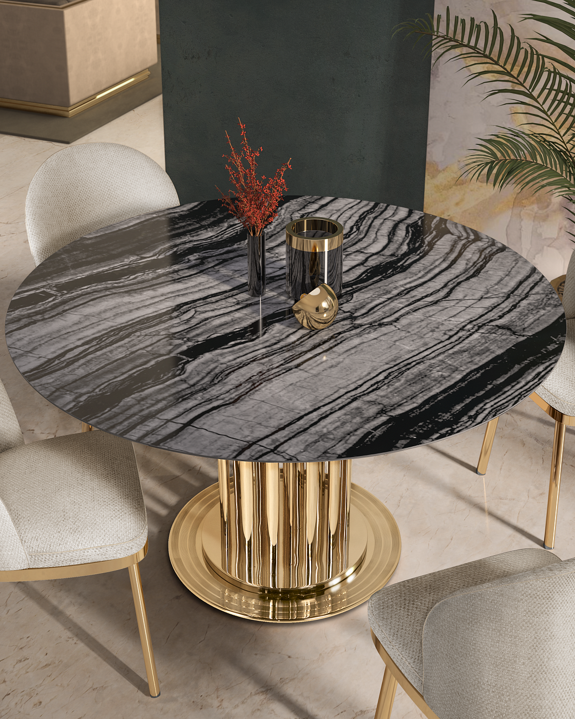 Круглый обеденный стол Charlotte